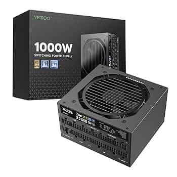 VETROO 1000W 電源ユニット 新品 Amazon.com: Vetroo 1000W White Power Supply ATX 3.1 Ready
